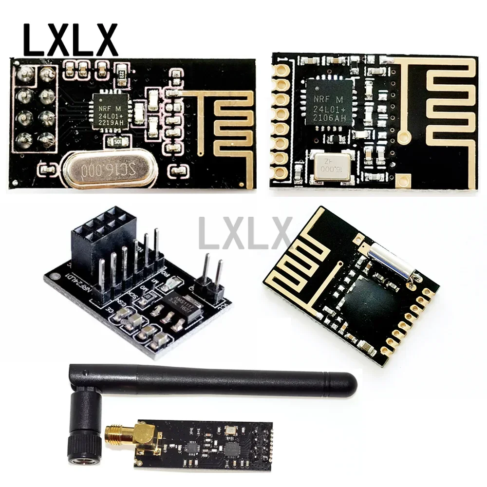 1PCS NRF24L01+ 2.4G Wireless Data Transmission Module 2.4GHz NRF24L01 Power Enhanced NRF24L01+PA+LNA 1000m for Arduino