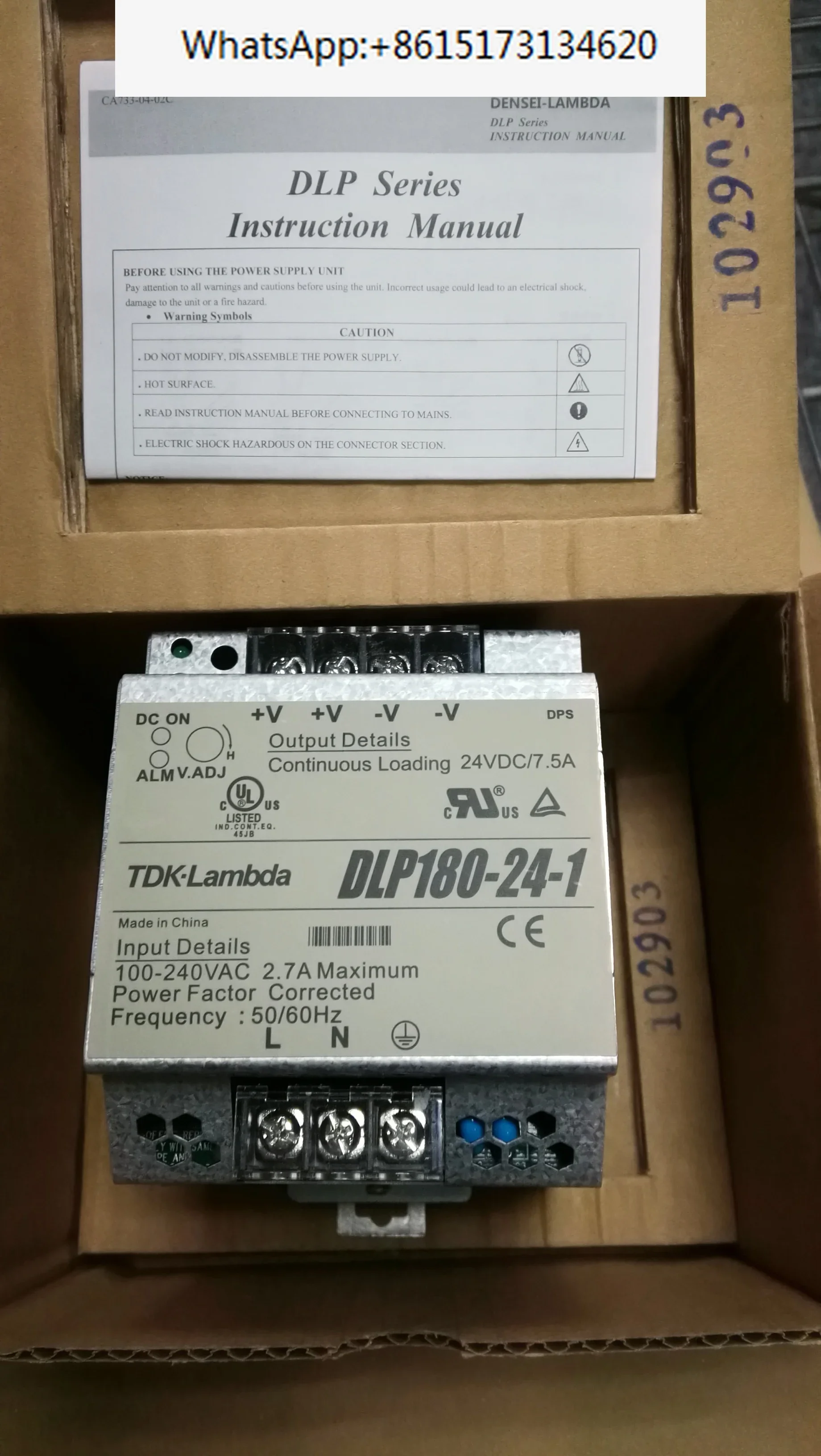 DLP180-24-1 TDK-LAMBDA Rail Power Supply