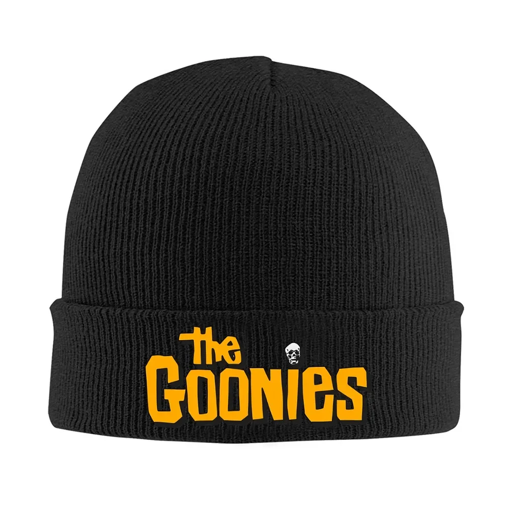 Gorro de punto unisex con logotipo de la película Los Goonies 2026, gorro de invierno térmico y cálido para Navidad, ciclismo al aire libre