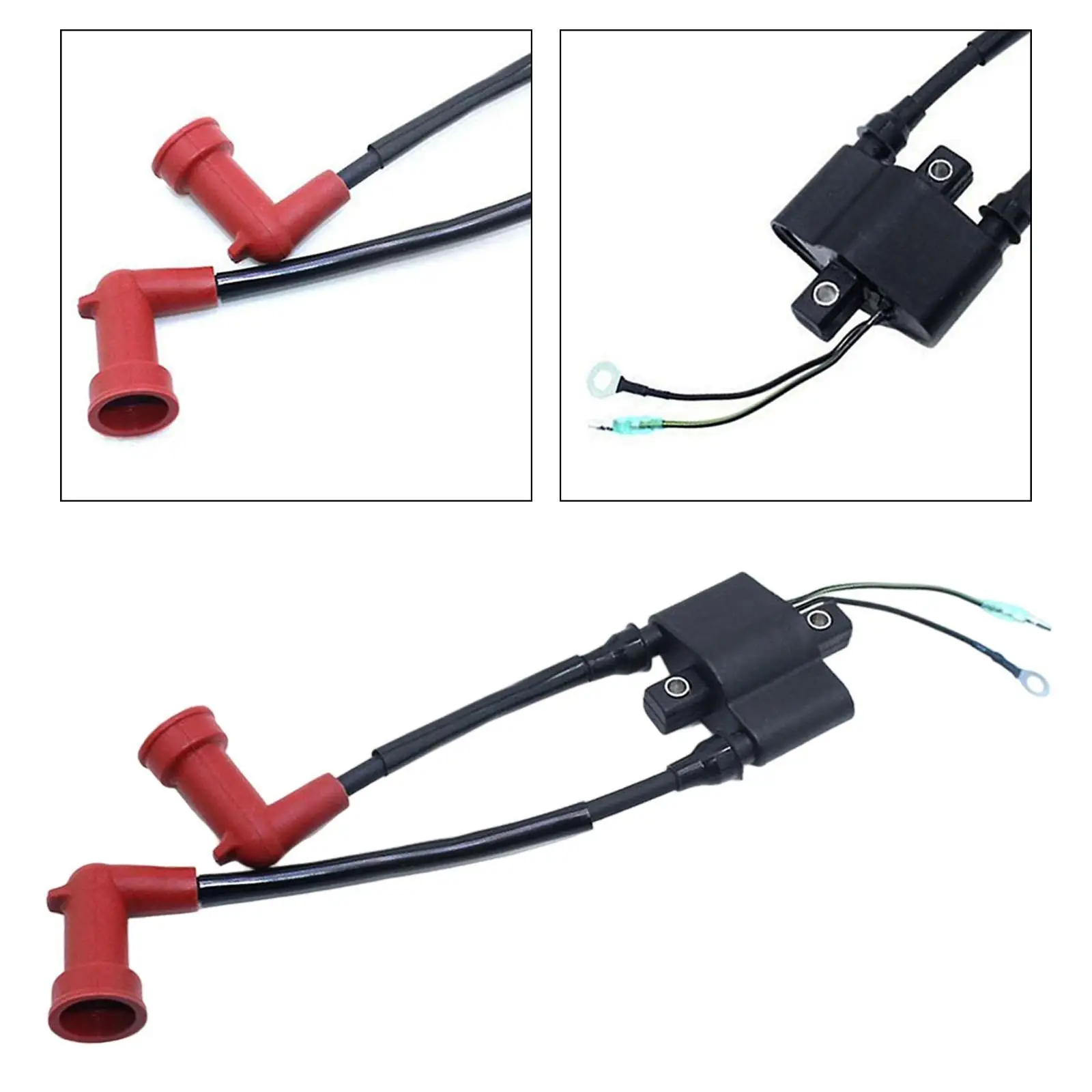 

Boat Motor Ignition Coil Boat Accessories Replaces 3G2-06050 3G2-06040 for Tohatsu 2 Stroke Engine Outboard 9.9HP 15HP 18HP