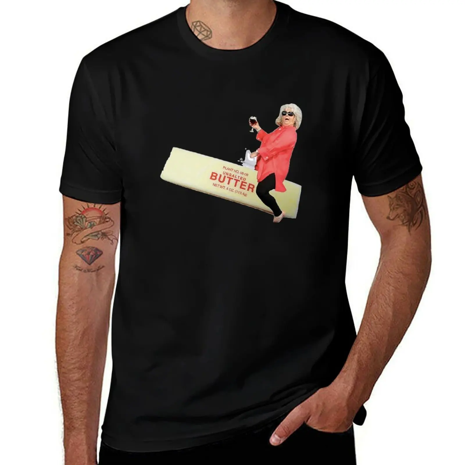 paula Deen Butter Stick T-Shirt Performance Workout Short Sleeve Tee T-Shirt