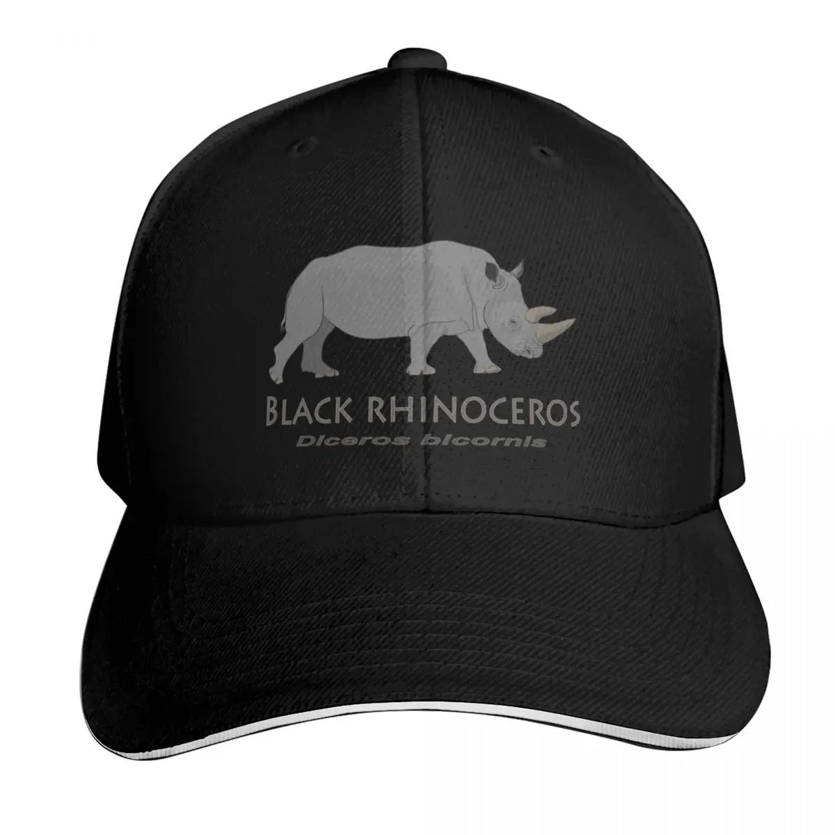 

Black rhinoceros Baseball Cap luxury caps Streetwear Unique hats Ladies Men's