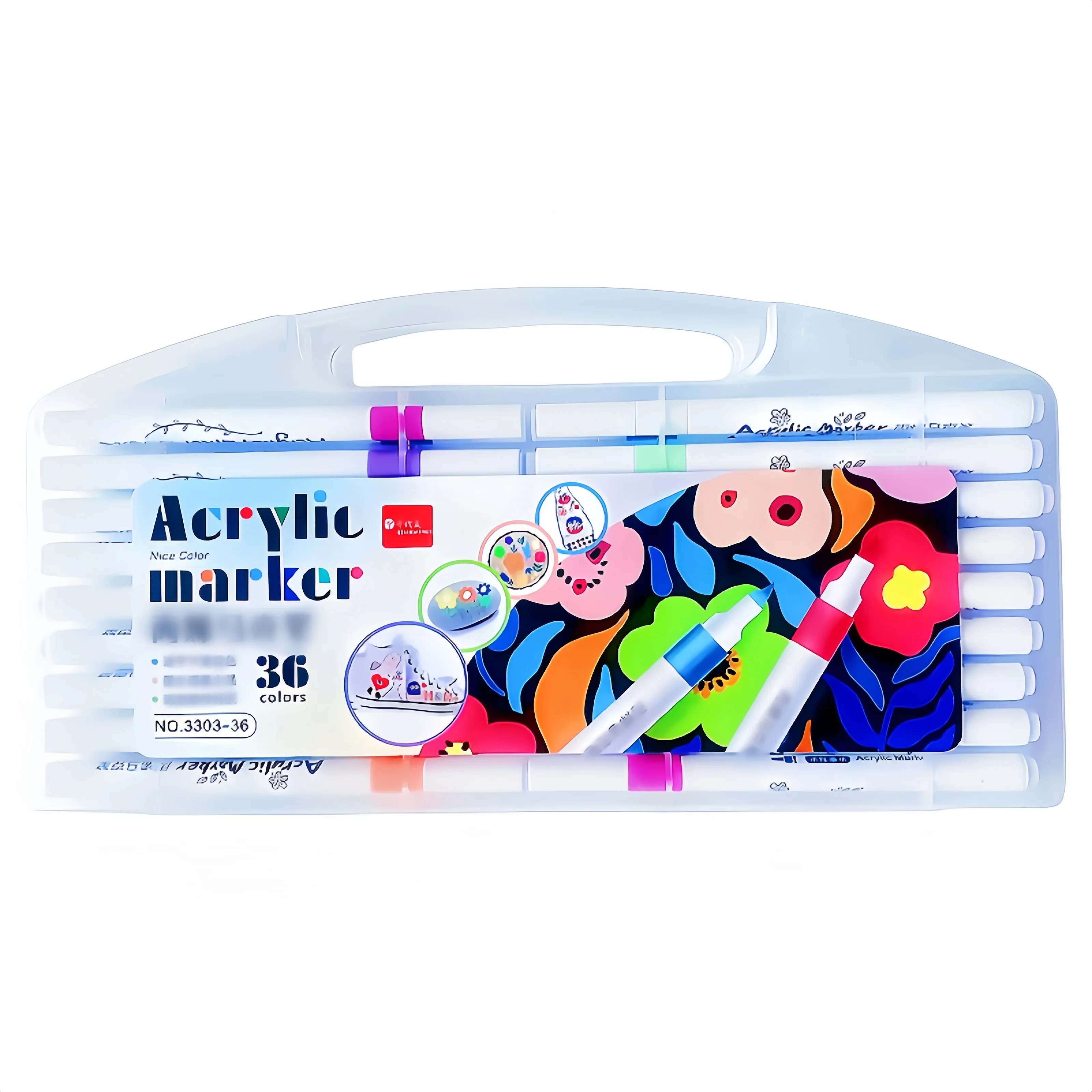 

Водостойкий быстросохнущий акриловый маркер для студенческого художественного рисования, 36 цветов