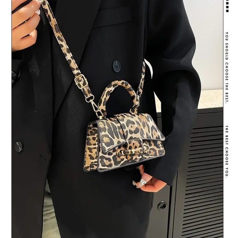 Leopard Print Mini Shoulder Bag Fashionable and Versatile (mini Mini) Small Bag Foreign Trade Cross-border Classic Going Out