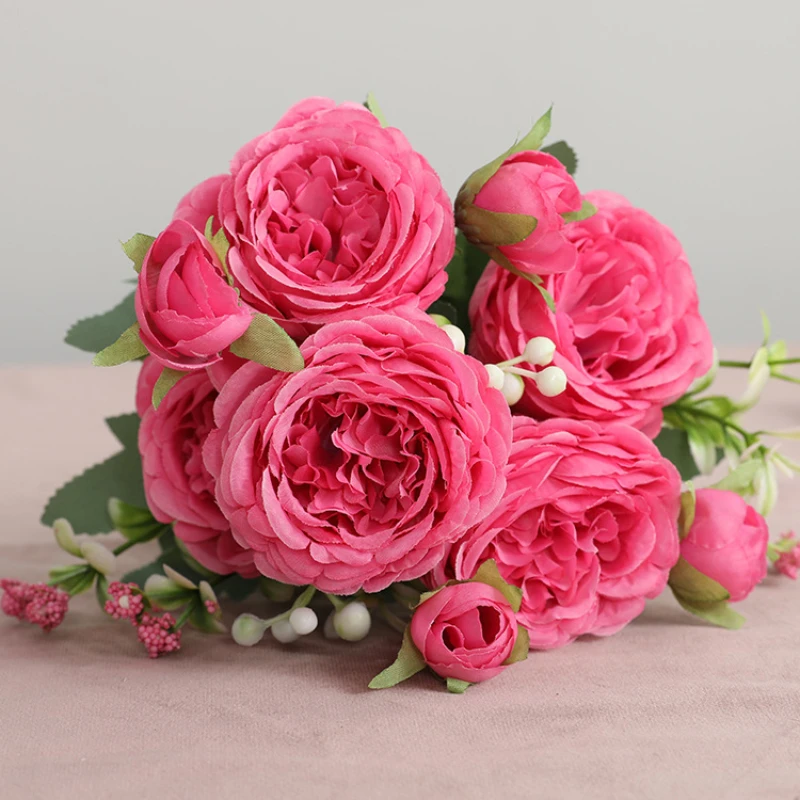 Silk Peony Bouquet 6