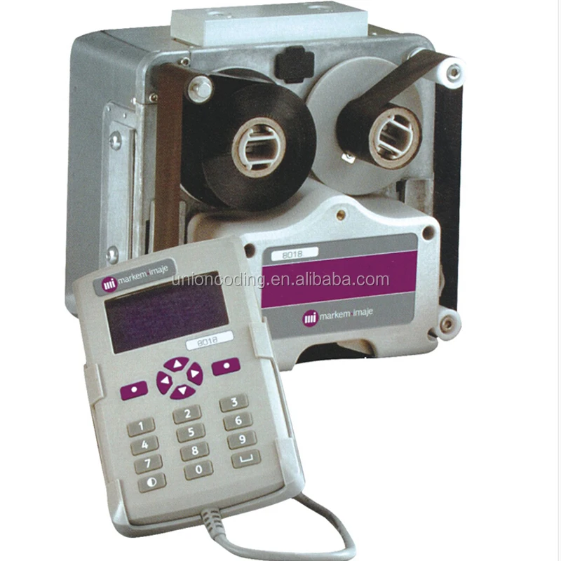 Markem 8018 Imaje Smartdate Thermal Transfer Overprinter 32mm Printhead Coding Machines Smartdate Thermal Transfer Machine