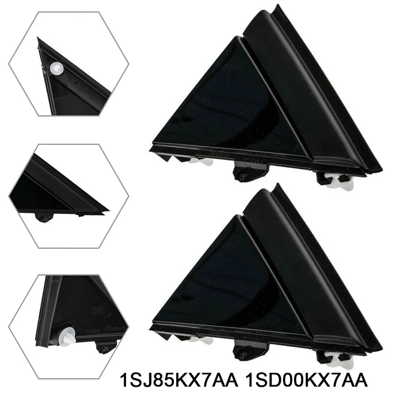 

Car Left & Right Door Mirror Flag Cover Molding Triangle Cover For Fiat 500 2012-2019 1SH17KX7AA 1SH16KX7AA