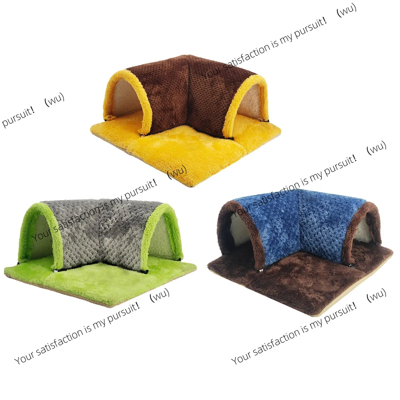 Small animal tunnel, warm guinea pig hiding place for kittens, squirrels