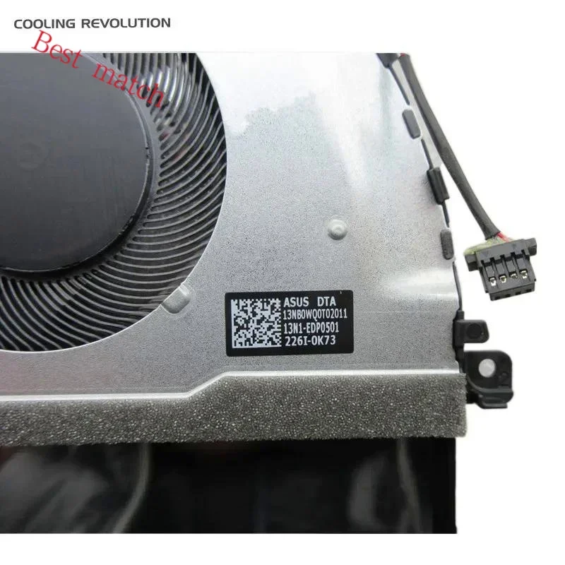 New Original laptop CPU cooling fan for Asus VivoBook 14x a1402za x1403za m1403qa 15x OLED x1503za m1503qa NS85C70-21G24