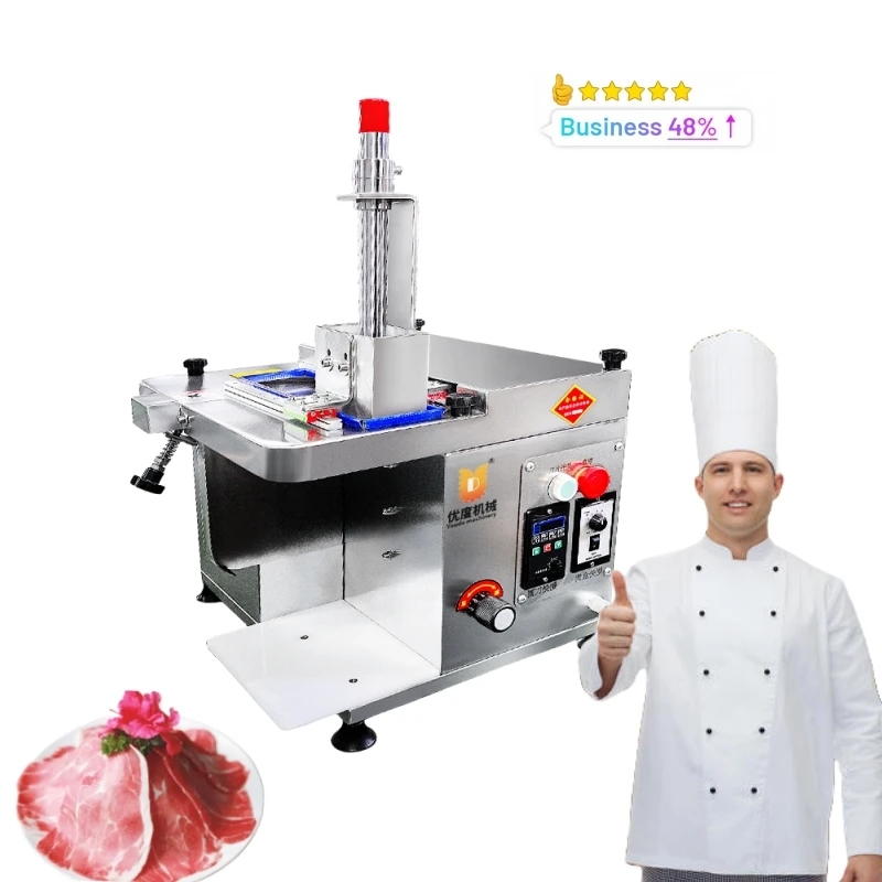 

Commercial stainless steel meat machine beef cutting frozen meat slicer