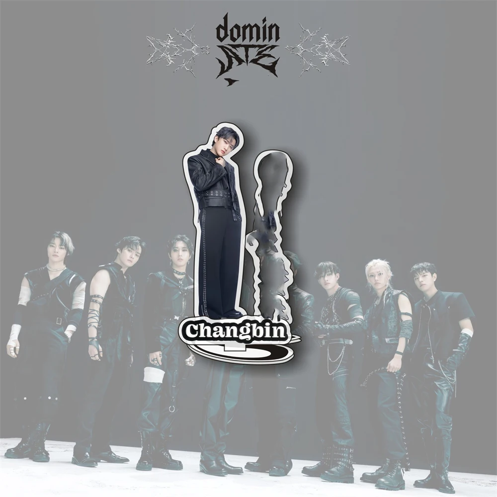 10cm KPOP Stand Figure Acrylic Model Bangchan Felix Hyunjin Bangchan Lee Know New Album ATE Series Standing Up Desktop Fans Gift
