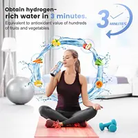 Bouteille Générateur d'Eau Hydrogénée Portable Rechargeable Électrique Ioniseur Alcalin Tasse Eau Riche en Hydrogène Soins de Santé 4