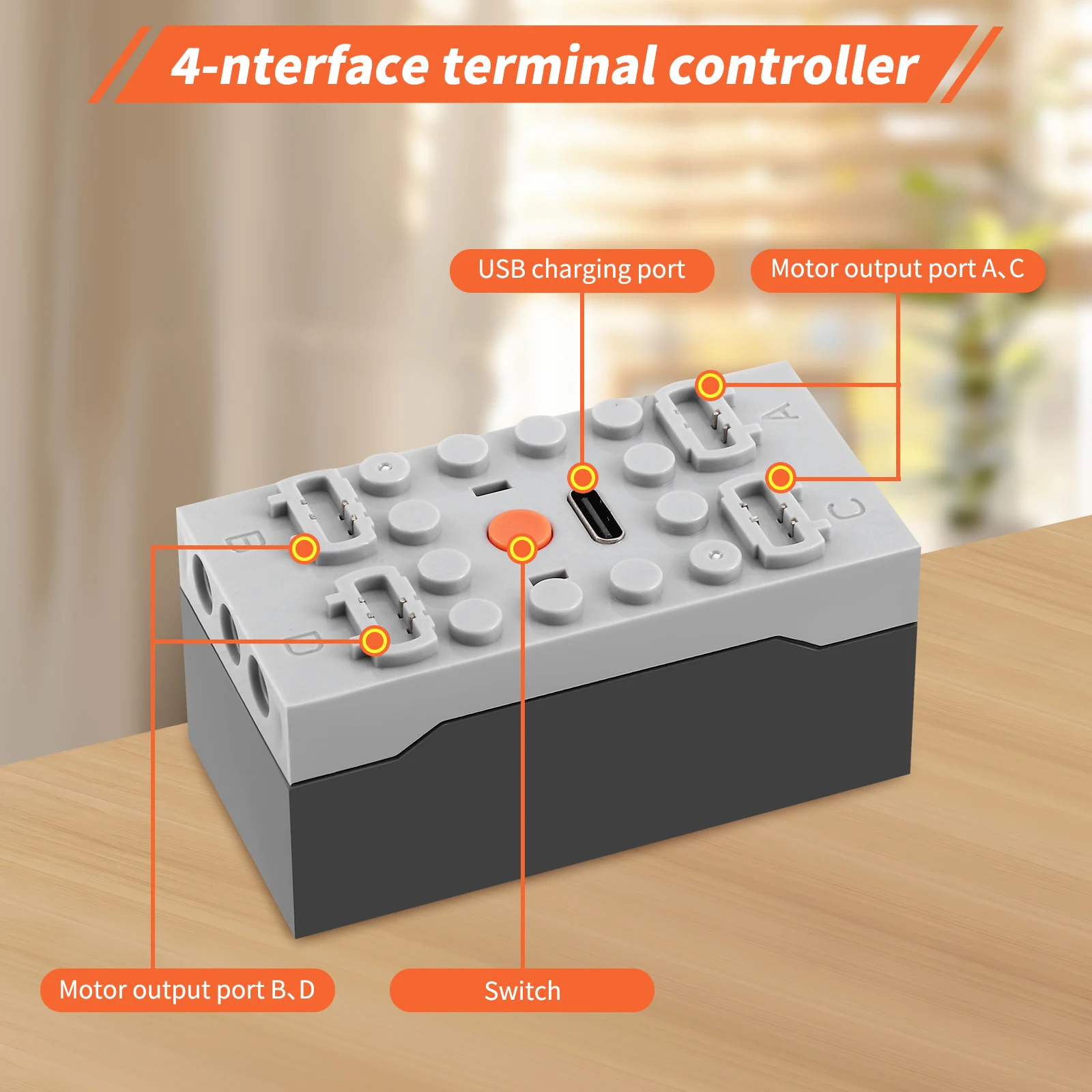 لوظائف الطاقة أجزاء تقنية طقم محرك 7/12 قطعة محركات مؤازرة صندوق بطارية ليثيوم 2.4 جرام استقبال التحكم عن بعد لـ Legoeds #5