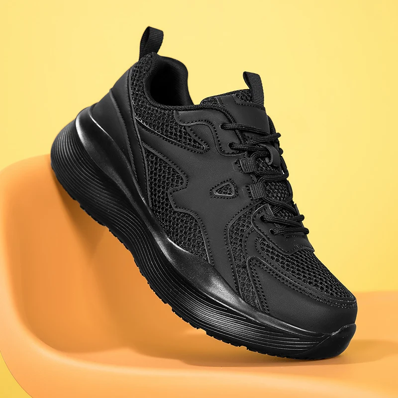 2026 Summer Men Women Breathable Mesh Sneakers Lightweight Soft Cushion Running Shoes Trendy Couple Non Slip Walking Sport Train