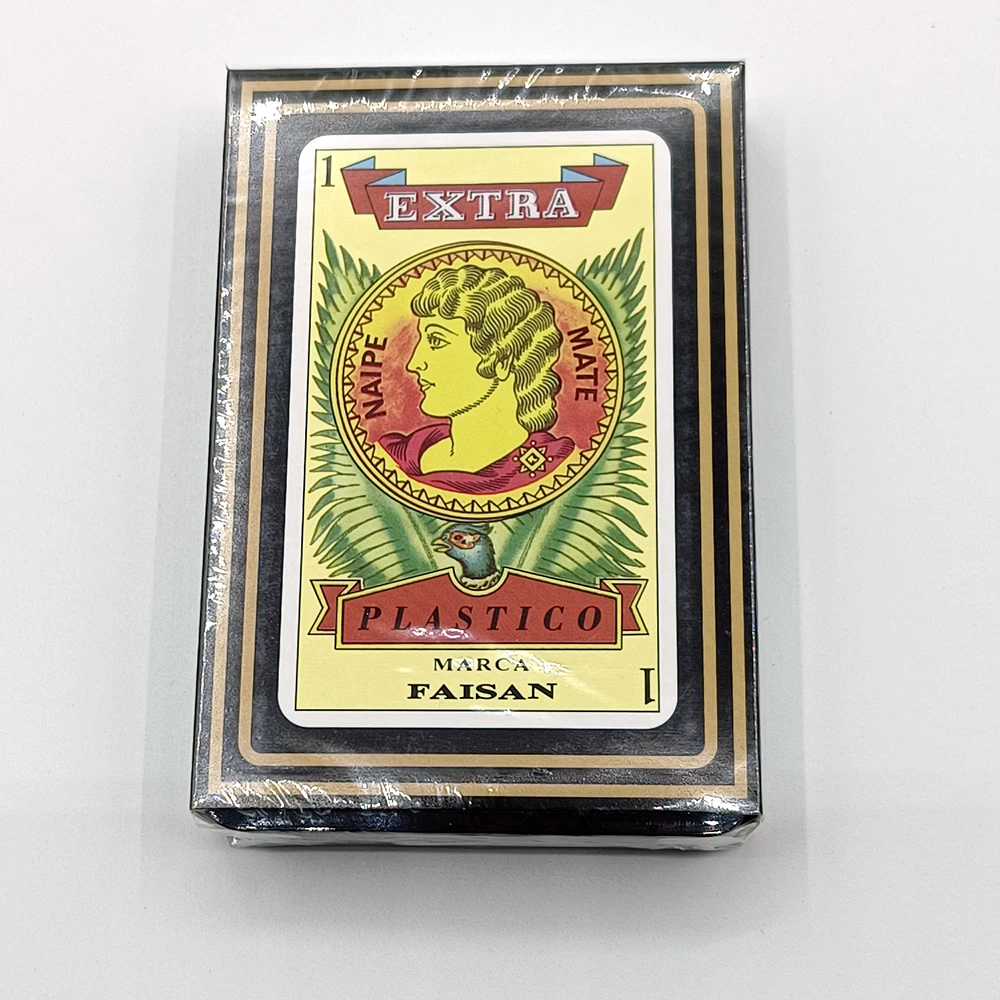 بطاقات البوكر البلاستيكية الفائقة المقاومة للماء ، بطاقات اللعب الإسبانية ، لعبة الحفلات العائلية ، السطح ، 62 × 95 ، 40 #1