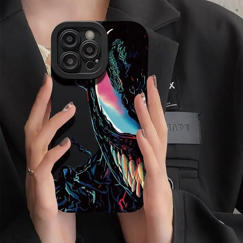 Hot Movies Venom Marvels Phone Case for Oppo Reno12 Reno10 Reno8 Reno7 Reno6 Reno5 Reno4 Z F T Pro Plus 4G 5G Back Cover