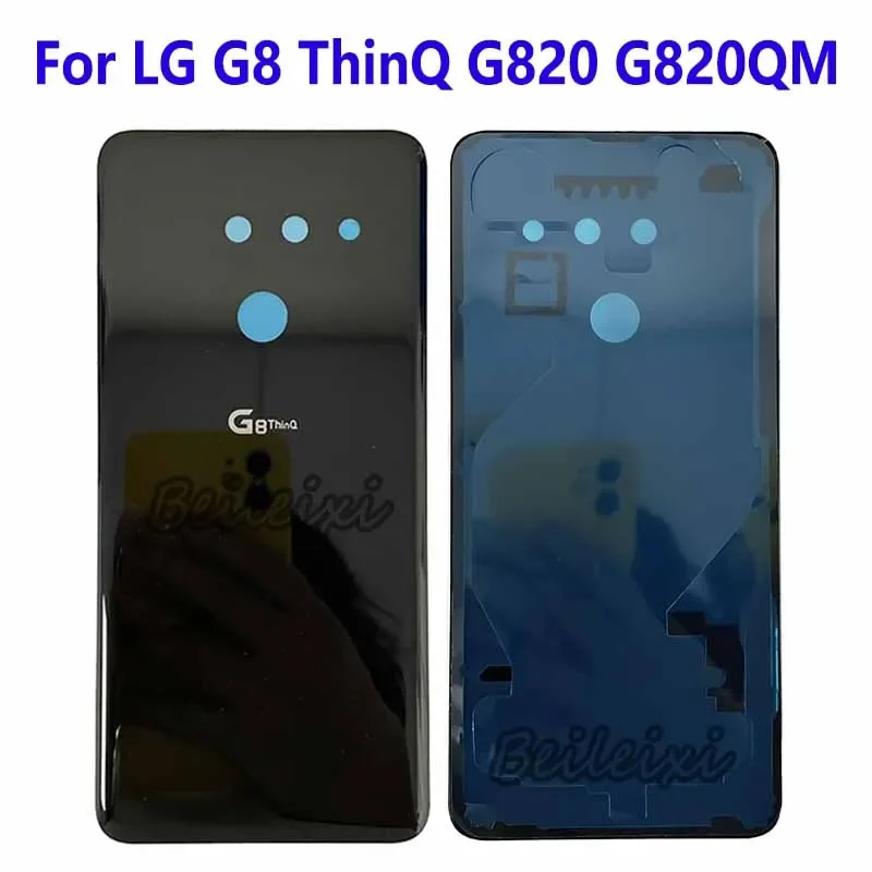 For LG G8 ThinQ G820 G820V G820N G820U G820QM Battery Back Cover Glass Rear Door Housing Case Battery Cover