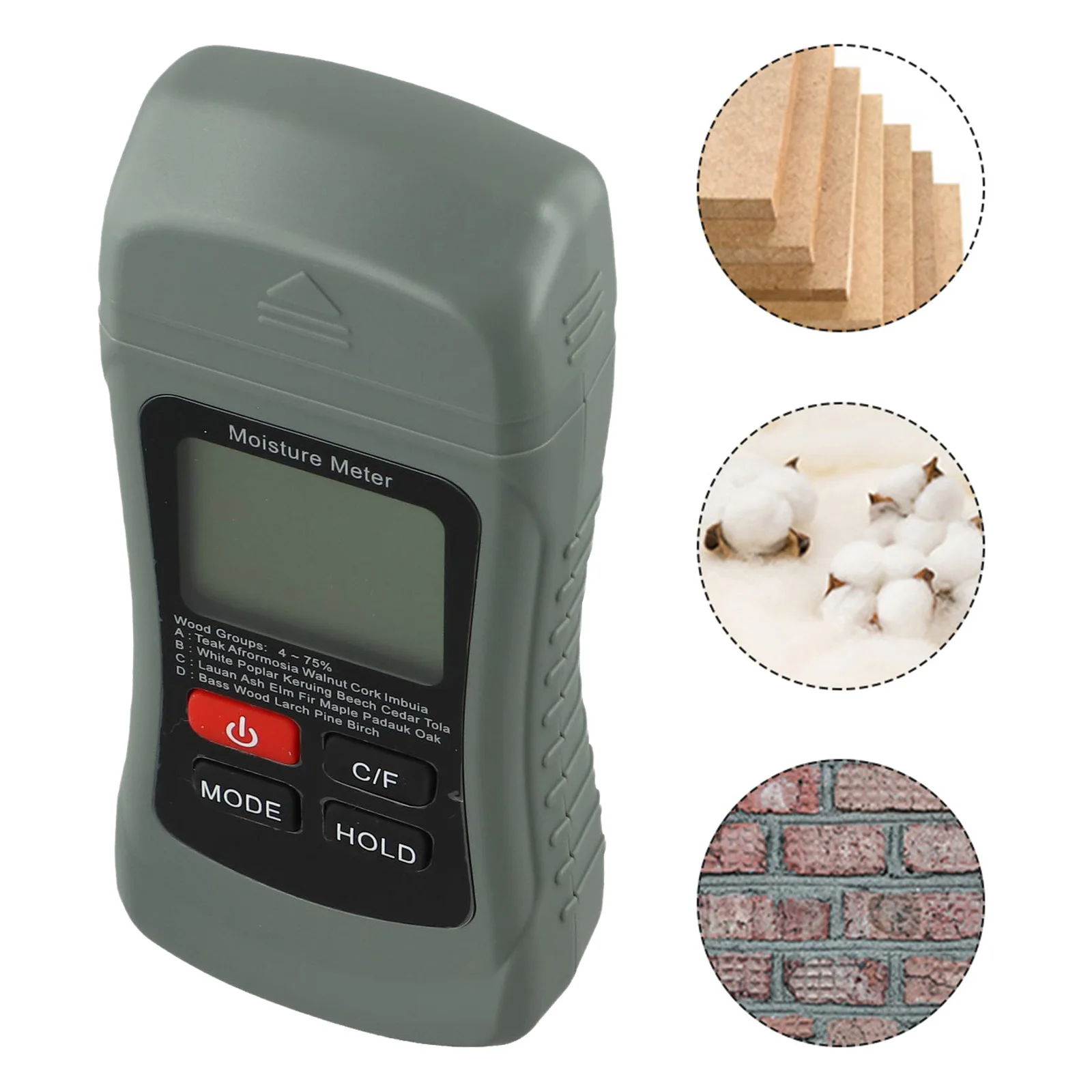 Firewood Meter Moisture Meter Firewood Assessment Wood Moisture Content Meter Firewood Readiness Measurement Modes