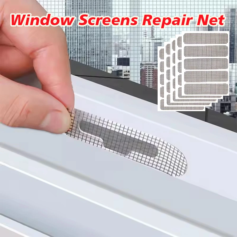 10/20/50Pcs Repair Broken Hole Screen Net Window Screen Repair Sticker Window Net Anti-mosquito Mesh Door Mosquito Net Patch