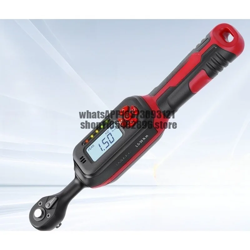 Electronic torque wrench digital display adjustable high-precision auto repair road car bicycle torque