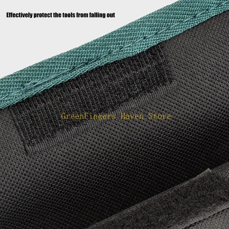 F68D Rugged Canvas Tool Roll Bag 21 Pockets Hanging Loop Included Nonslip Closure Mechanic Essential For DIY Enthusiasts