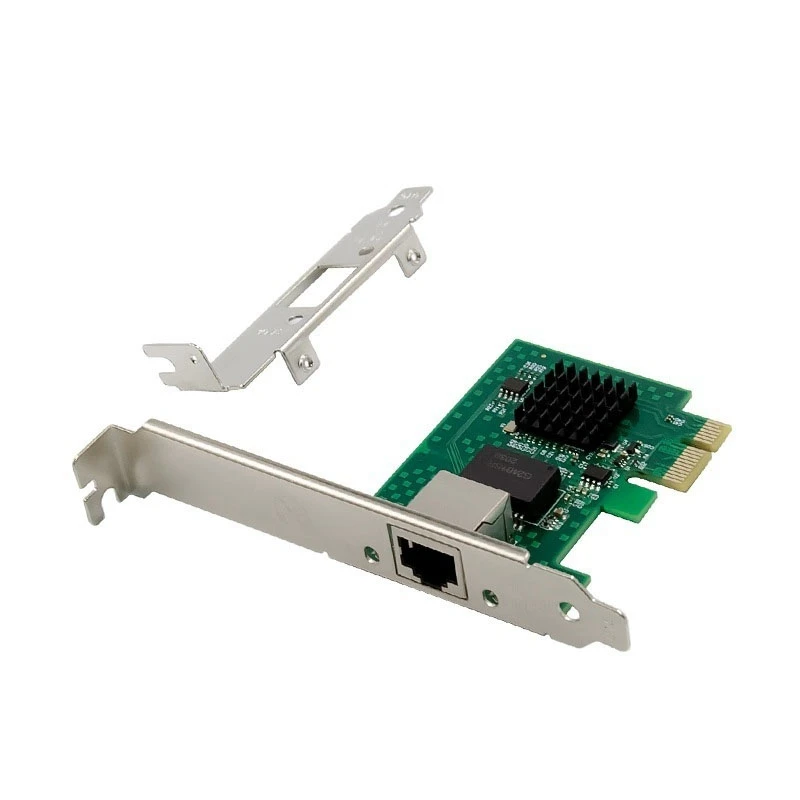 Pci-e X1 pojedynczy gniazdo zasilania 2.5G Adapter do sieci Ethernet Gigabit serwer wielofunkcyjny pci-e NIC 12.5X12X2.5Cm