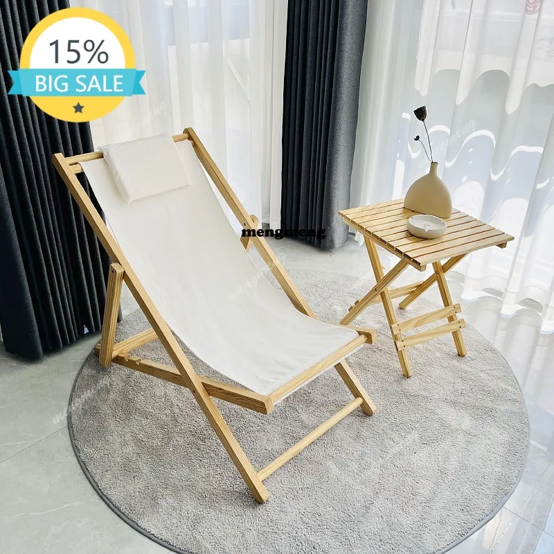 Silla de Camping Plegable para Adultos, Silla Reclinable de Madera para Estudiantes, Silla de Camping con Soporte Lumbar, Silla de Playa Plegable, Accesorio de Viaje