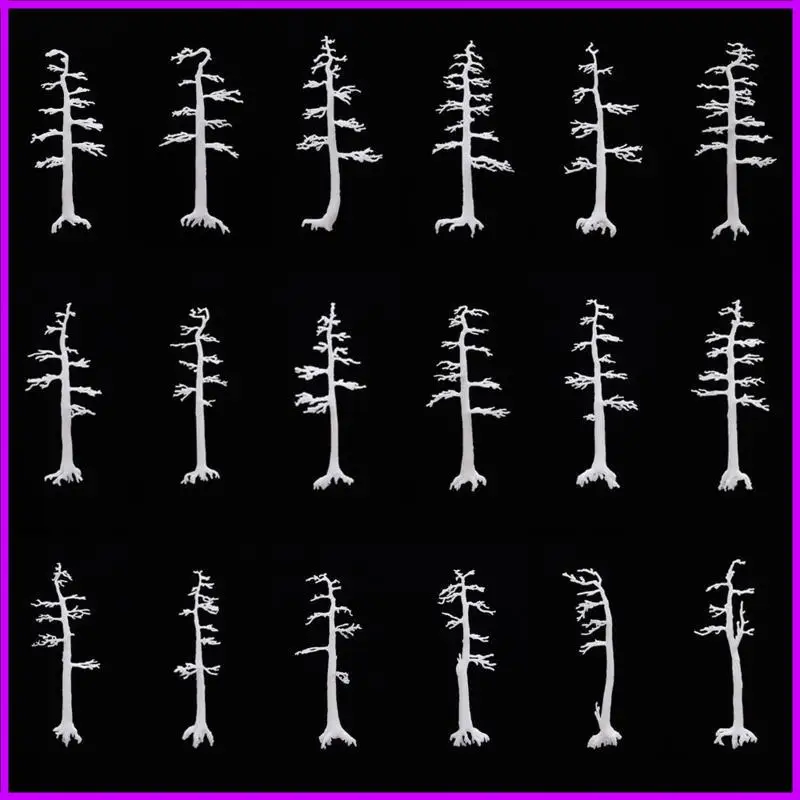 

Модель белого дерева Стереоскопическое дерево мини-микрополовое ландшафтное дерево