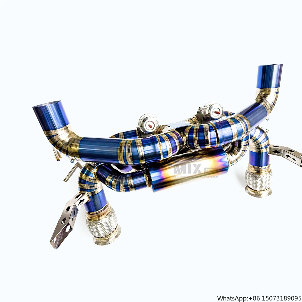 

Cat Back Exhaust for Huracan STO 5.2l V10 2021-2024 Sport with Valve Titanium Material Performance Exhaust