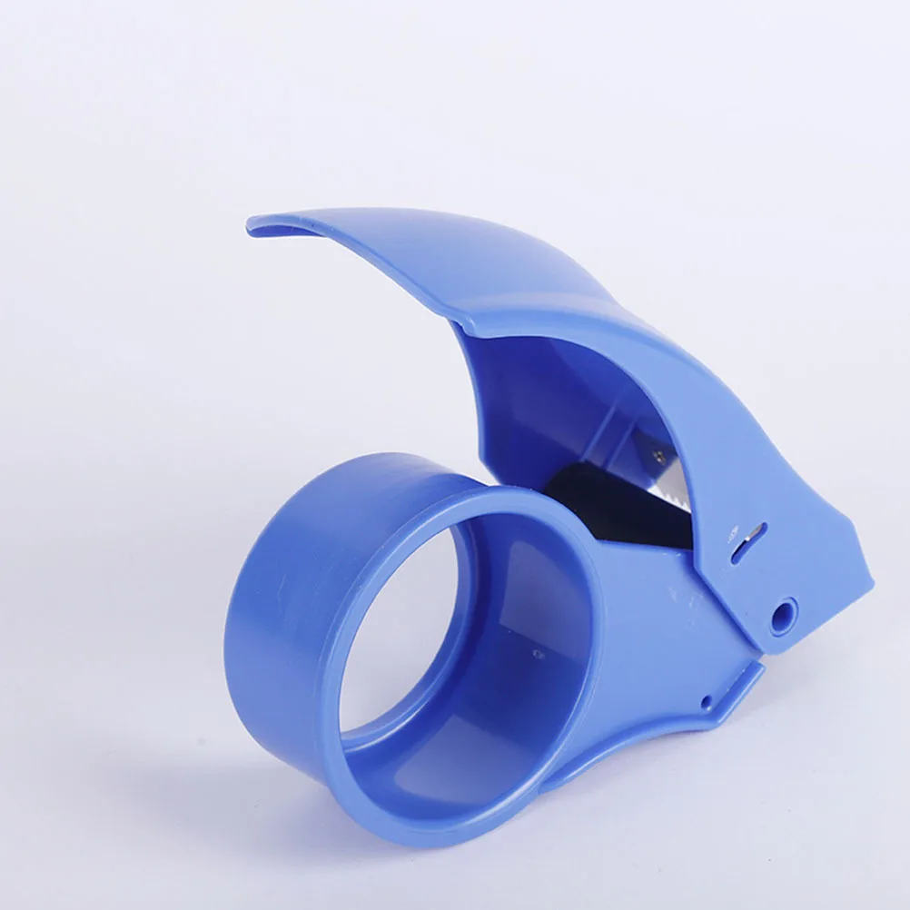 

1pcs Handheld Carton Sealer Tape Cutter Dispenser Blue Metal Blade Smooth Rolling Packing Machine For Package Sealing Tape