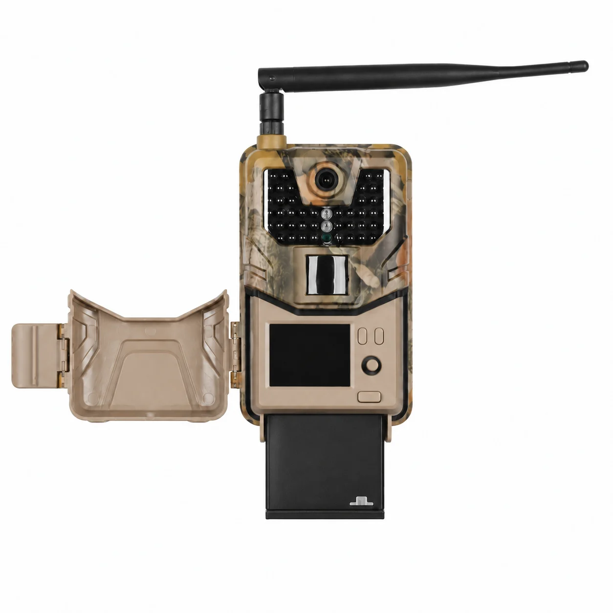 Outdoor 2G SMS MMS SMTP Email Cellular Trail Camera, Built-in 5000mAh Lithium Battery,4K HD 20MP 1080P Wildlife Waterproof Night