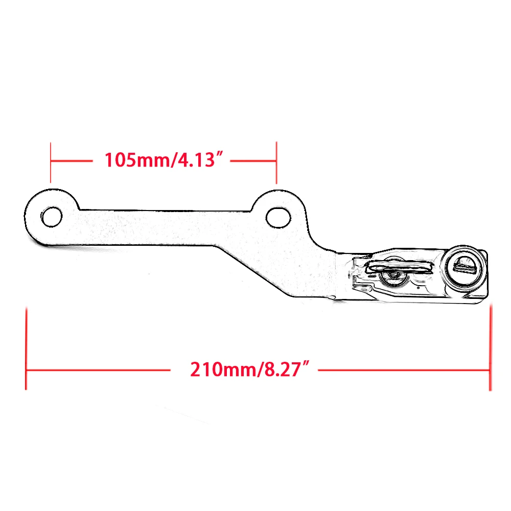 Motorcycle Helmet Lock Kit For Trident660 Trident 660 Helmets Security Anti-Theft Lock Rust-Proof Sturdy Aluminum Accessories