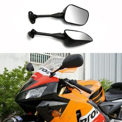 2pcs Black Left Right Motorcycle Rear View Mirrors For Honda CBR600RR 2003 2004 2005 2006 2007 CBR1000RR 2004 2005 2006 2007