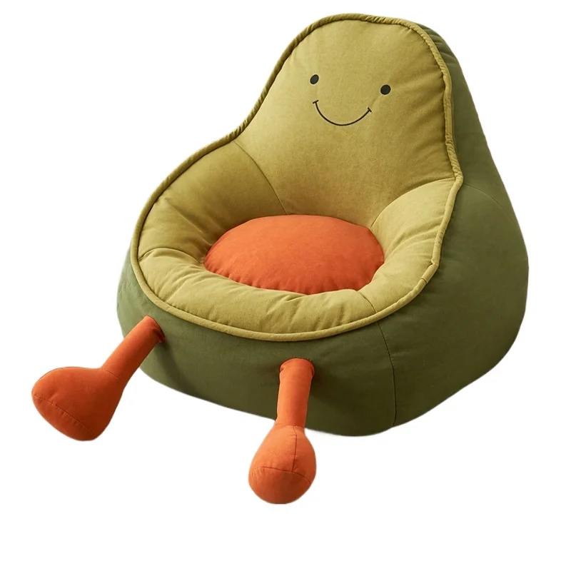 Avocado super cute cartoon creative single chair balcony children sofa seat