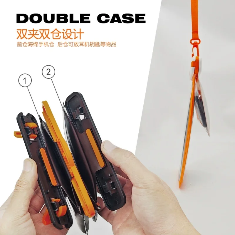 Dual Compartment Waterproof PVC Waist Bag Touch Screen Pouch for Phone Keys Cards Beach Swim Drift Outdoor Water Sports view 3