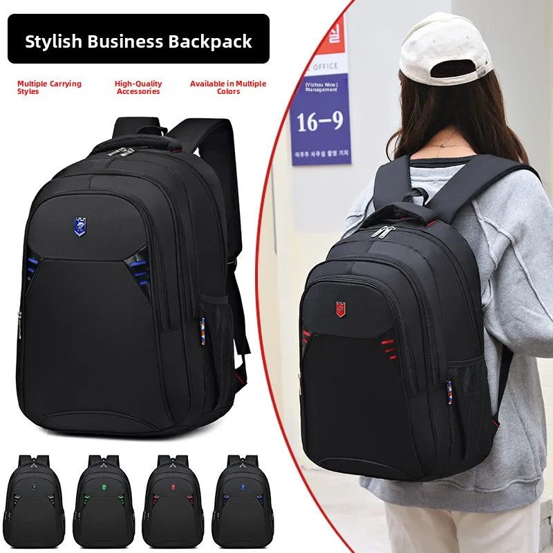 

Lightweight Large Capacity Backpack for Middle School Boys Waterproof Shoulder Bag School Supplies Bag Stylish Student Bookbag