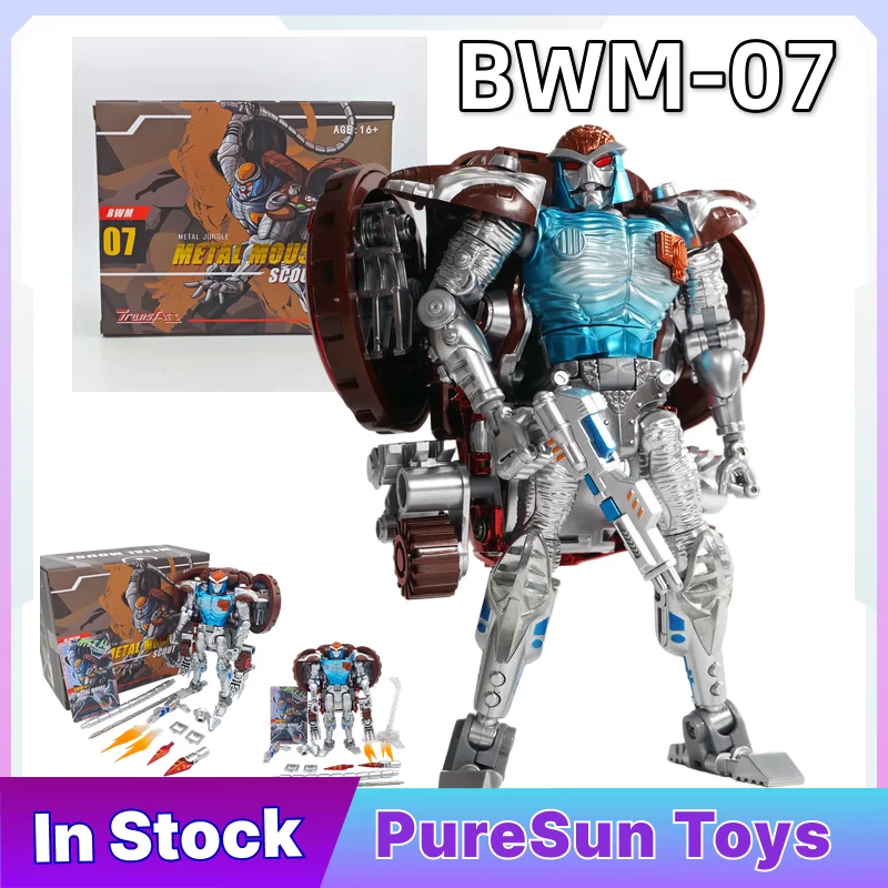 In Stock Transformation TransArt Toys TA BWM-07 TABWM-07 Rattrap Metallic Action Figures Collection Gifts