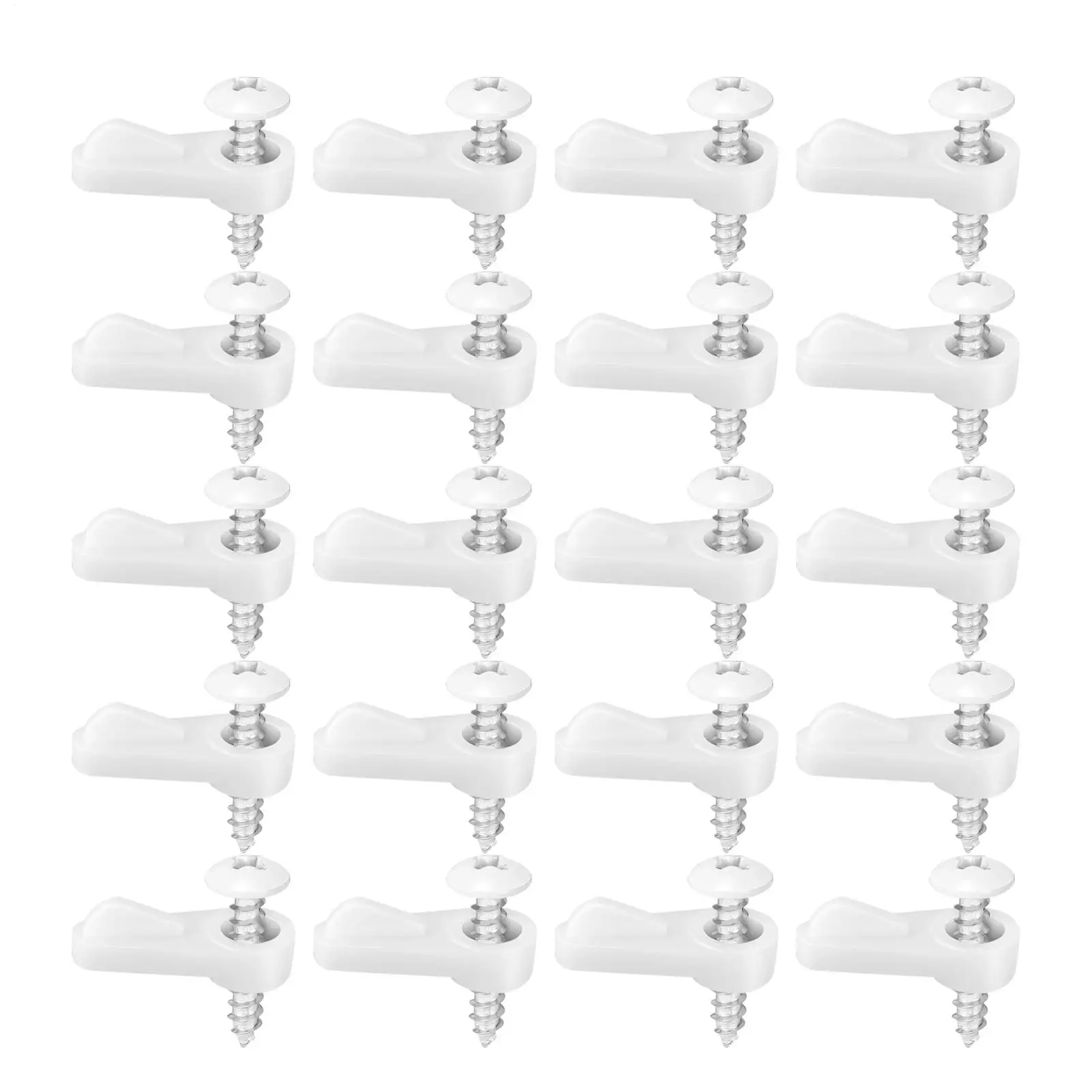 

Window Screen Clips 20-Pieces Screen Fastener Hardware With Screws Storm Window Keep Clips For Home Farmhouse Apartment Living