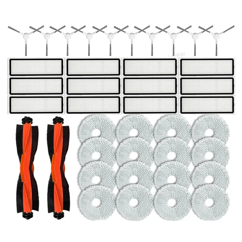 

For Xiaomi Robot Vacuum X20+, X10+ / X20 Plus, X10 Plus Parts Roller Side Brush Hepa Filter Mop Cloth Accessories