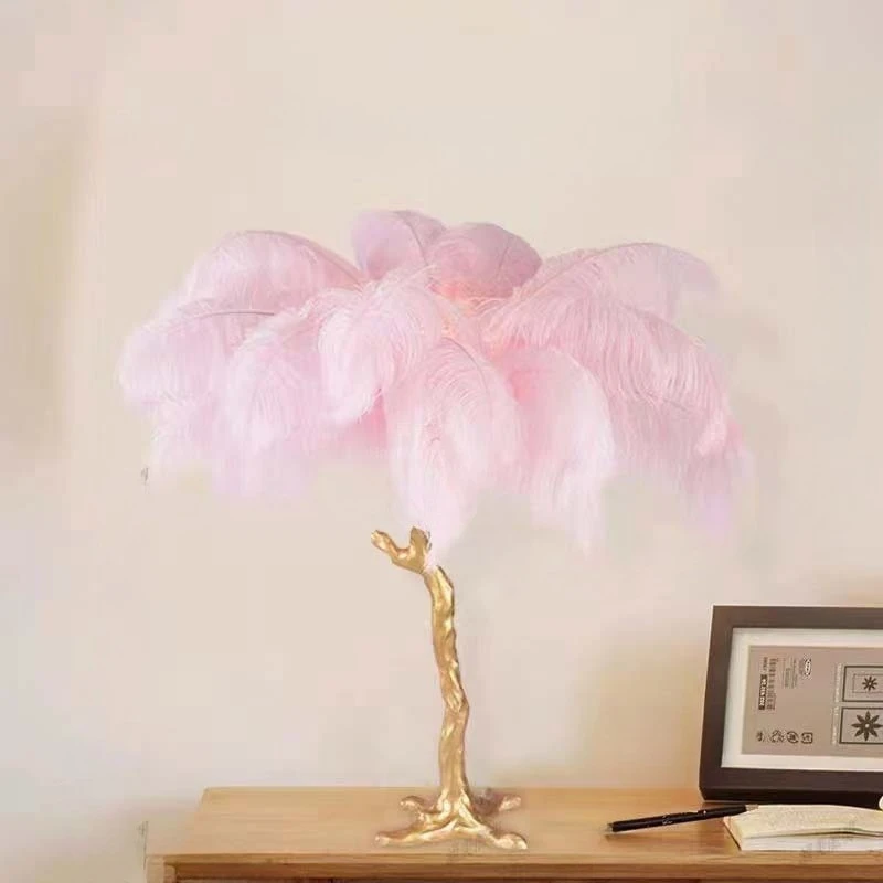 

All copper desk lamp creative design living room dining room study