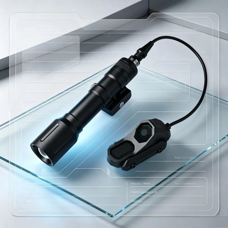 Sleek‑Molded Wear‑Resistant Alloy Flashlight Long & Short Version Strobe Torch High Brightness Hand Lamp