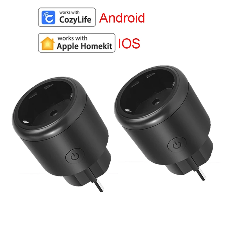 Home kit Smart Plug EU WiFi gniazdo Timer wsparcie Apple Siri Alexa Google Assistant SmartThings Yandex Alice Cozylife