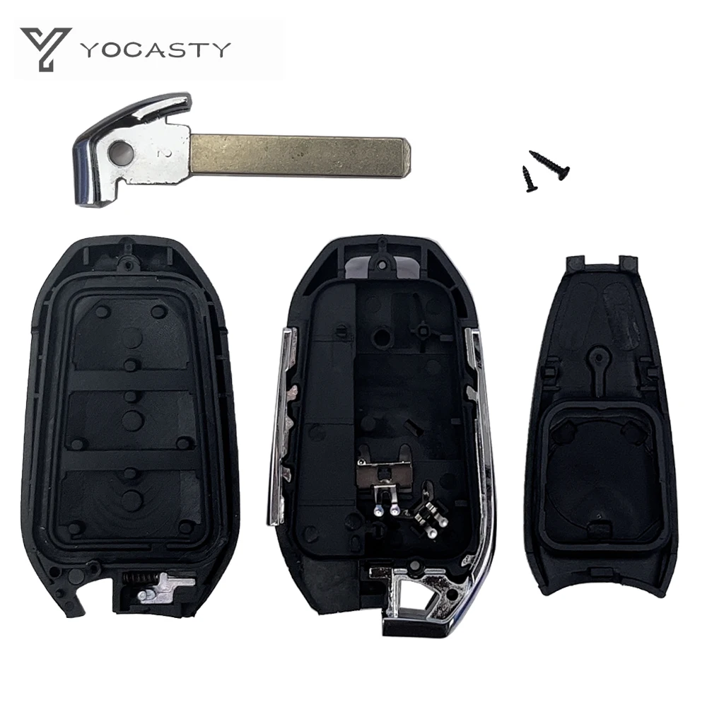 YOCASTY 3 przycisk 433MHz PCF7945 ID46 inteligentny klucz bezkluczykowy dla PEUGEOT 308 508 CITROEN C4 DS4 DS5 Picasso 2010 2012 2014 2015 2016