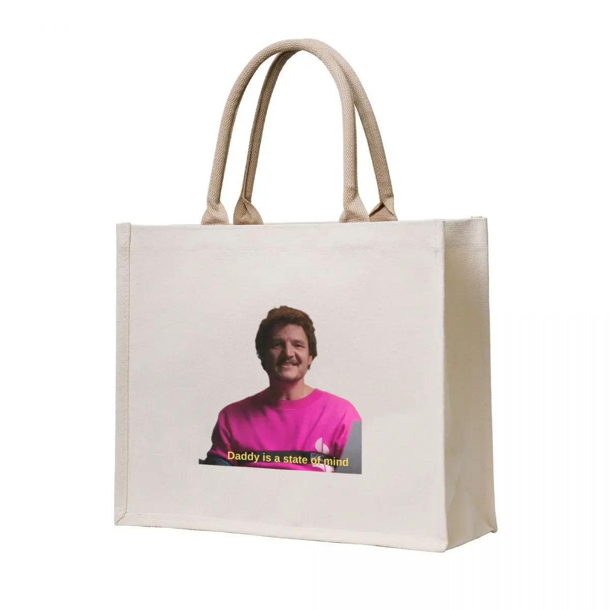 

Pedro Pascal Daddy Is A State Of Mind Tote Bag bag luxury women bag for beach hand bags