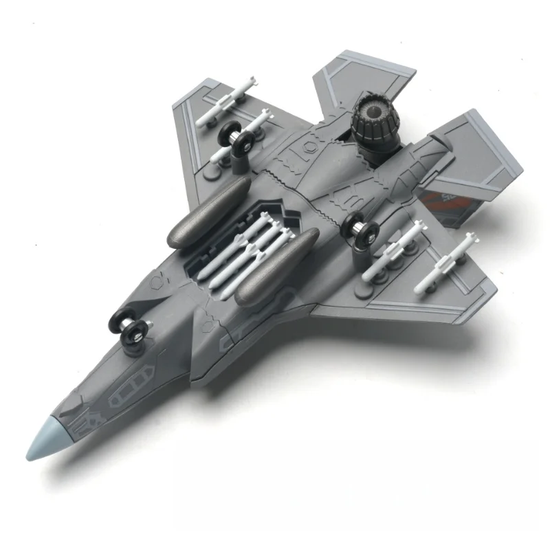 1:72 Amercia F-35 Stealth Fighter Modello Creativo Militare Serie Building Blocks Complementi Arredo Casa Giocattoli Assemblati Per I Ragazzi Regali di Natale