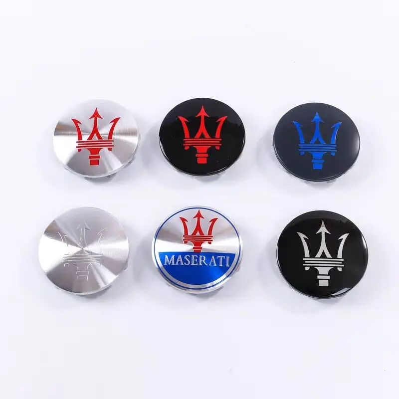 60mm para maserati tampas centrais da roda do carro granturismo levante ghibli grancabrio quattroporte gt gt gt q4 coupe hub capa decoração