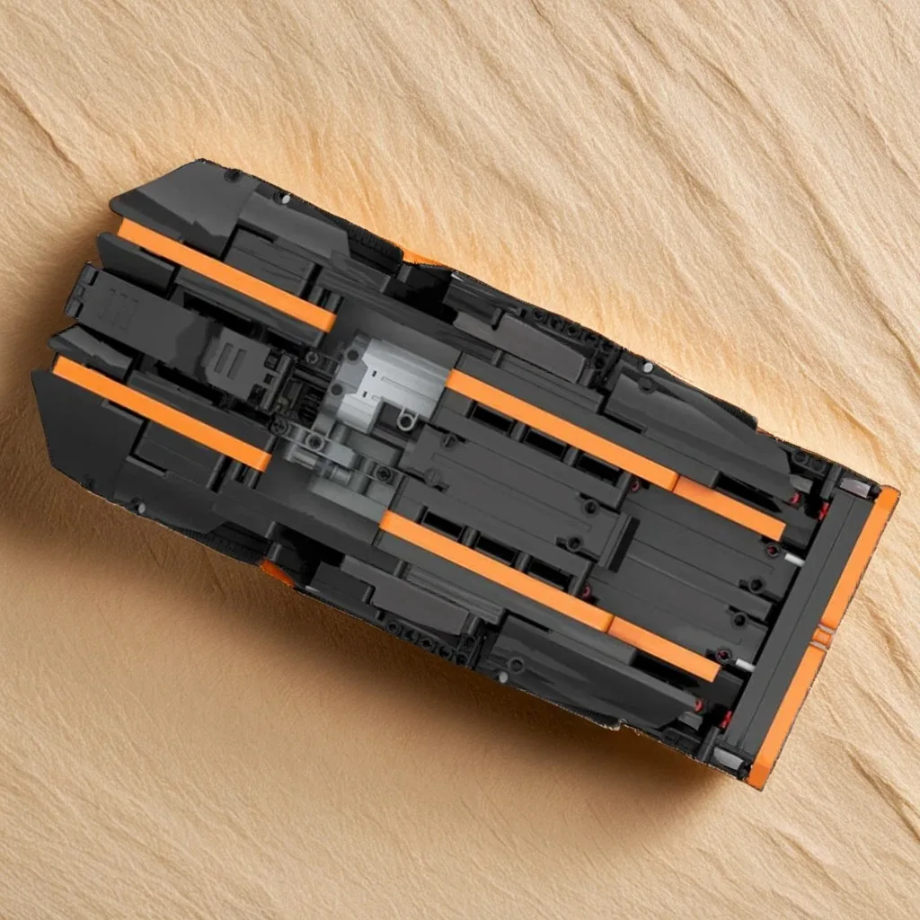 

623PCS MOC AMC ULTRAfuturaer DIY Building Blocks - Retro Futurism Car Model for Pop Culture Enthusiasts