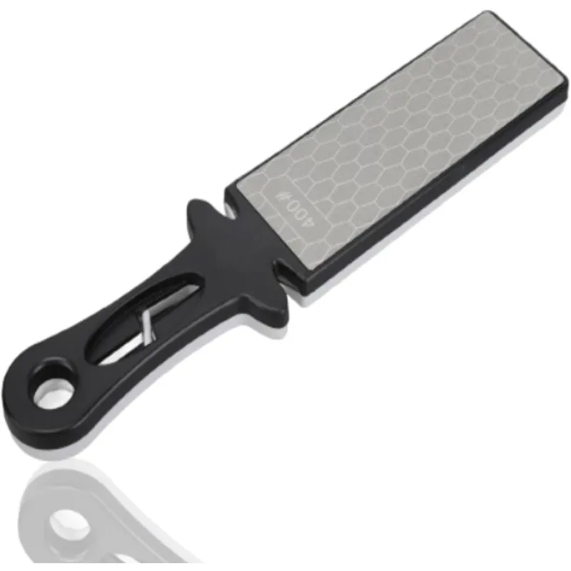Doppelseitiger Schleifstein 5-in-1 Messerschärfer Diamantstifte 400/1000 Multifunktionswerkzeug für Küchenmesser Wolframstahl Keramikschleifung