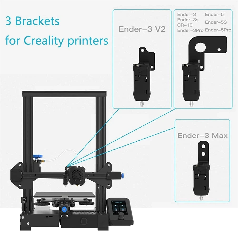 CREALITY Auto-leveling CR Touch metal Bracket for Ender-3/Ender-3s/Ender-3Pro/Ender-5Pro/Ender-5/5S/CR-10 3D Printer Accessories