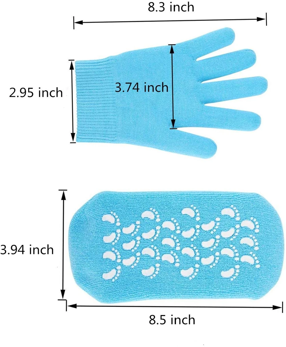 Moisturizing Socks Gloves for Repairing Softening Foot Moisturizer Gel Spa Dry Cracked Hand Skin Care Lotion Silicone Inside